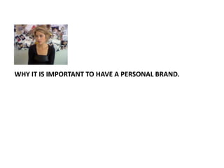 4 reasons to consider building your personal brand. 