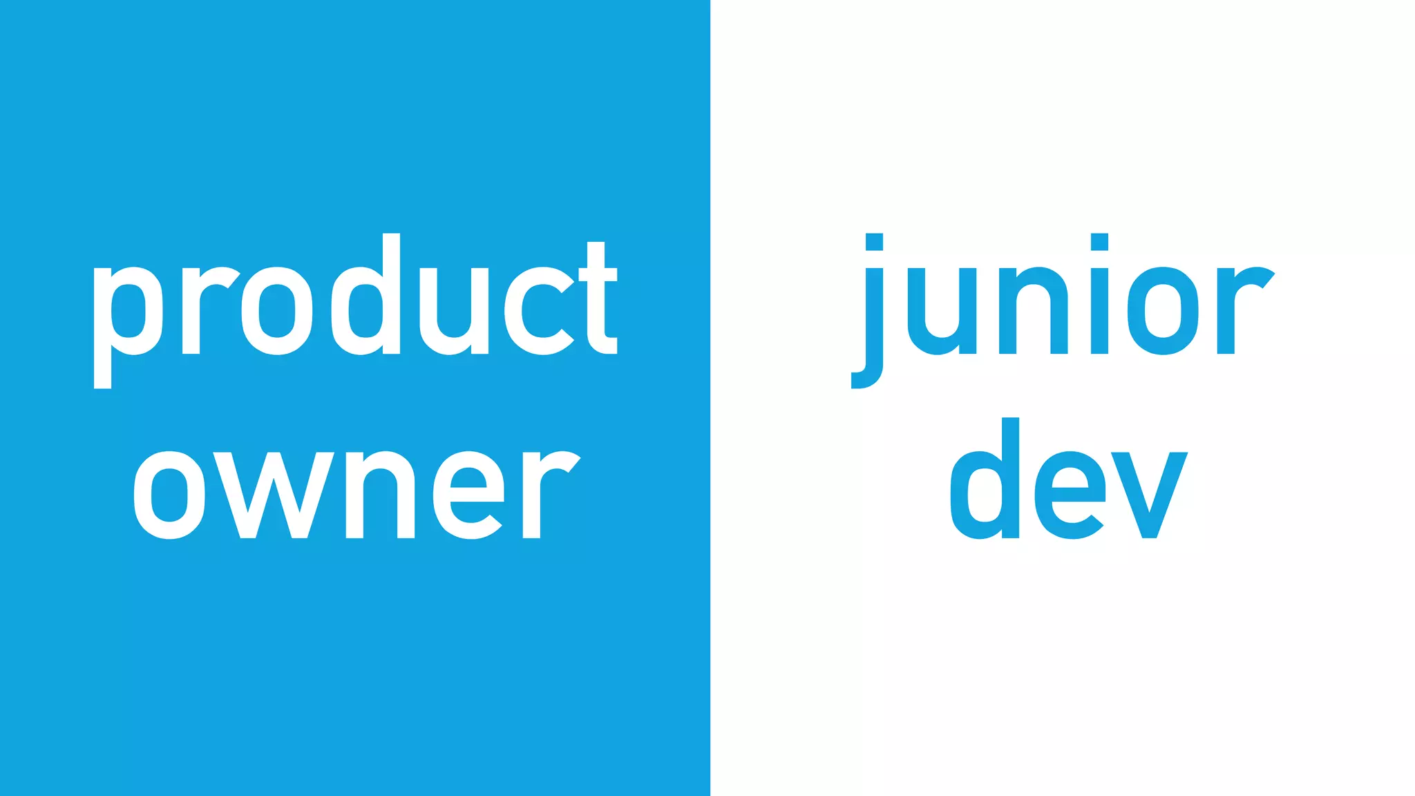 product
owner
junior
dev
 