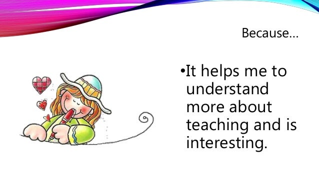 why i would like to be a teacher