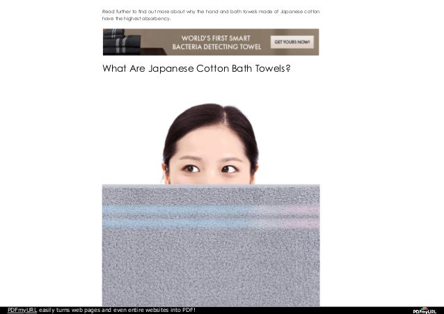 Why Japanese Cotton Bath Towels Are The Most Absorbent Towel