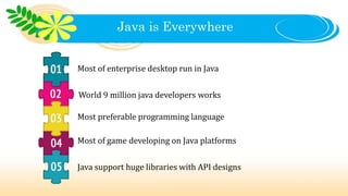 Why java is important in programming language? | PPT