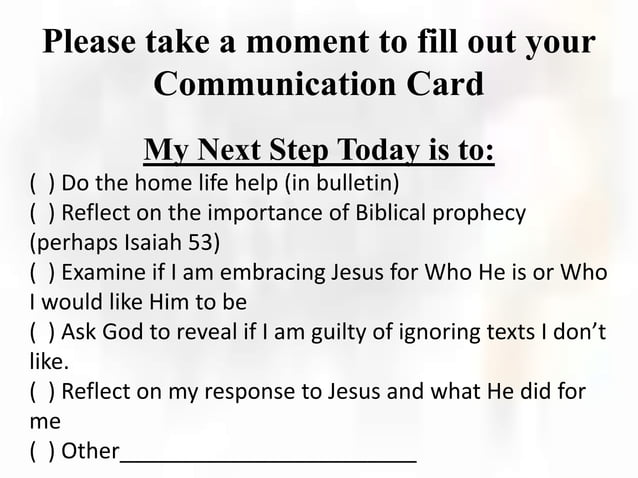 Why Jesus Part 4 Fulfilled Prophecy Ppt