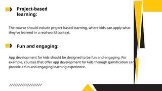 Why Kids Should Learn Mobile App Development | PPTX