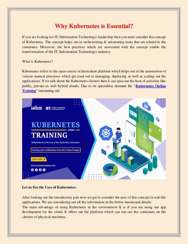 Why Kubernetes Is Essential 