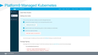 Platform9 Managed Kubernetes
 