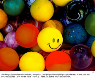 Why Languages Matter 20090123