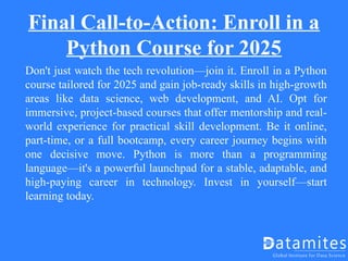 Why Learn Python in 2025 Secure Your Future Career.pptx