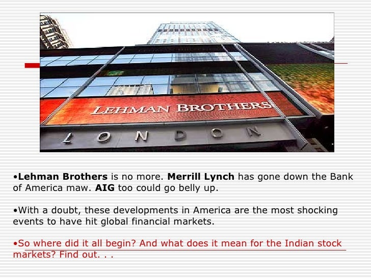 Why Lehman Bros Went Bust!!