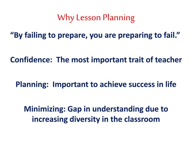 why-lesson-planning-ppt