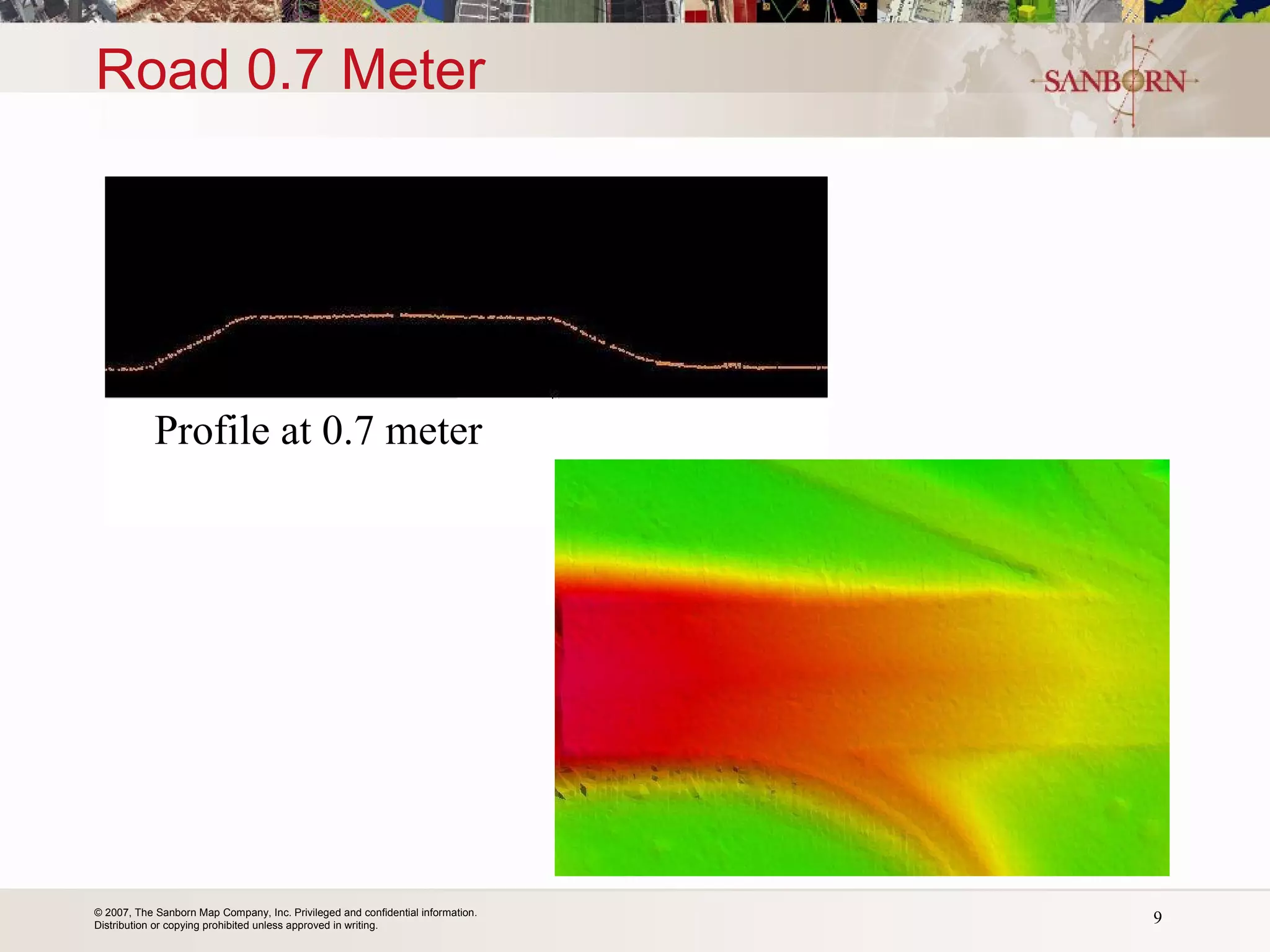 Road 0.7 Meter Profile at 0.7 meter 