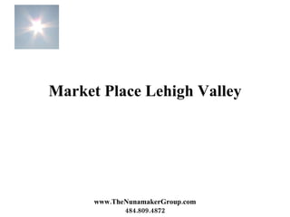 Market Place Lehigh Valley www.TheNunamakerGroup.com 484.809.4872 