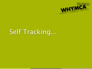 Self Tracking...
 