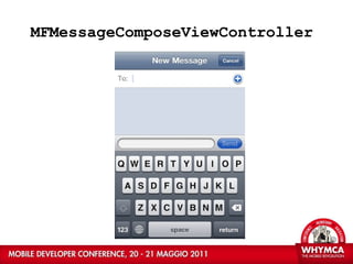 MFMessageComposeViewController  
