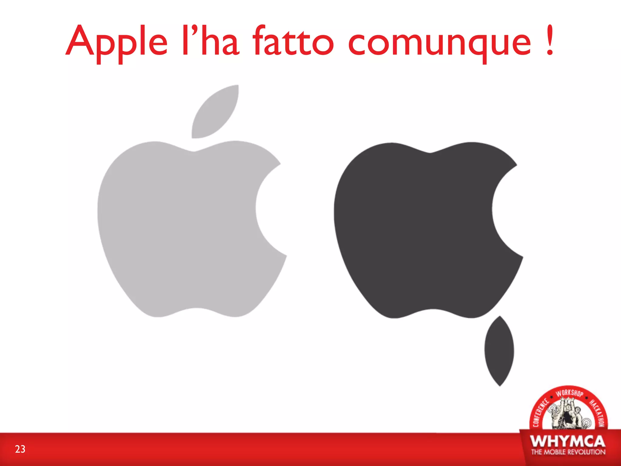 Apple l’ha fatto comunque !




23
 