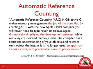Automatic Reference Counting | PDF
