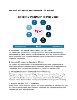 Role of Epic EHR Integration for MedTech Companies.pptx