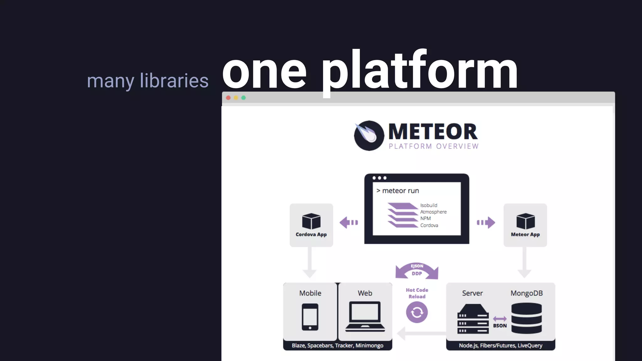 many libraries one platform
 