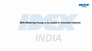 Why Metering Pumps is So Useful in Chemical Industry
 