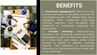 WHY MICROLEARNING ARE THE FUTURE OF CORPORATE TRAINING? | PDF