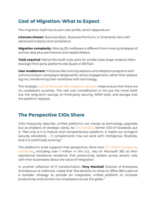 Why Migrate to Microsoft 365_ Top Benefits for Businesses | PDF