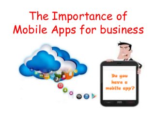 The Importance of
Mobile Apps for business
 