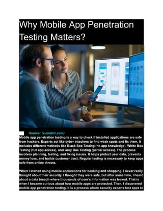 Why Mobile App Penetration Testing Matters.pdf