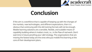 Why Mobile Learning Solutions Are Now Essential for a Future-Ready ...