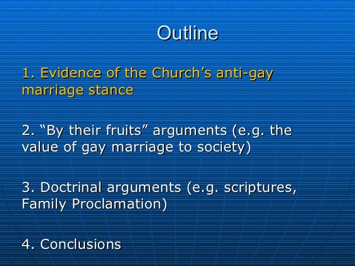 anti gay marriage essay outline anti gay marriage essay outline