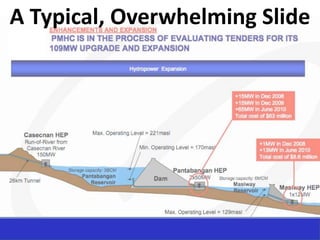 A Typical, Overwhelming Slide
 