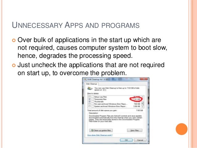 Why My Computer Is slow?