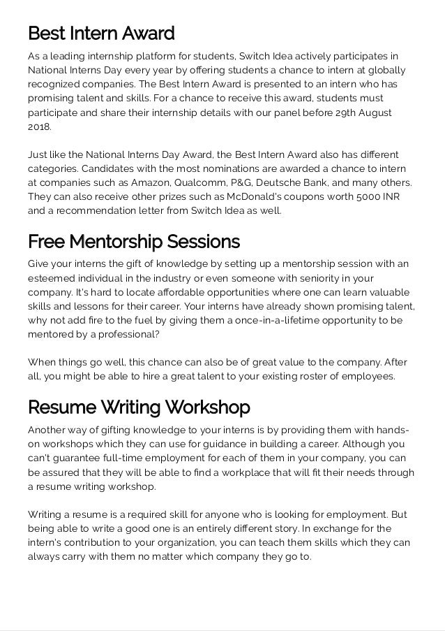 why national interns day is actually a good idea for companies best internship companies