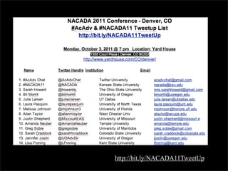 http://bit.ly/NACADA11TweetUp
 