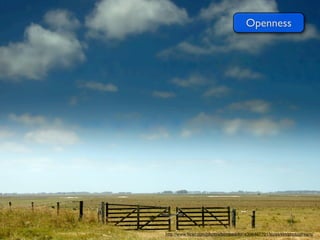 Openness




http://www.ﬂickr.com/photos/bombeador/4396467701/sizes/l/in/photostream/
 