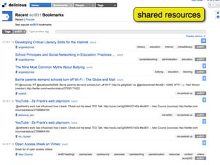shared resources
 