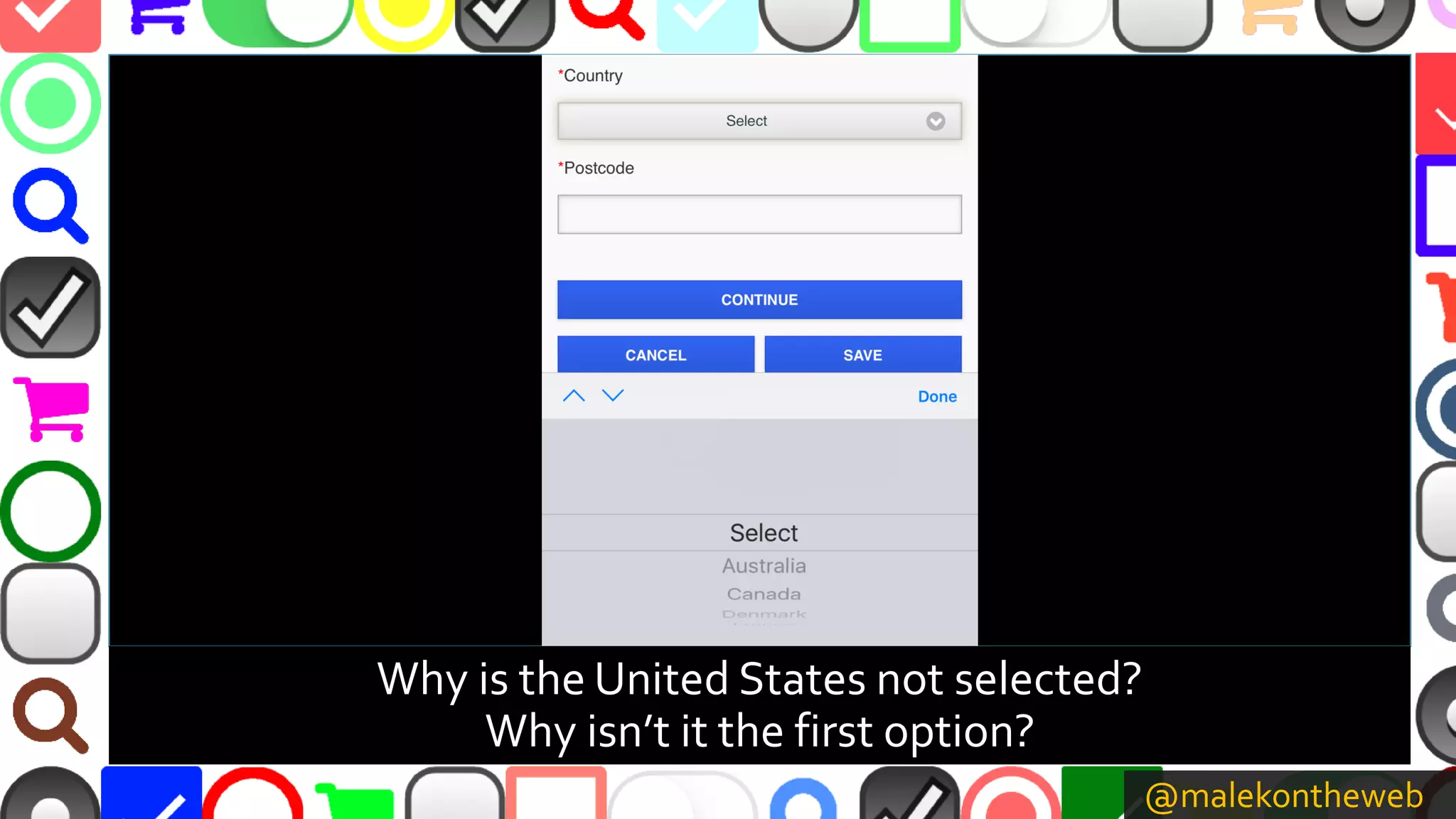 @malekontheweb
Why is the United States not selected?
Why isn’t it the first option?
 