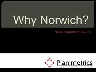 NCDC Presentation 1.26.2012
 