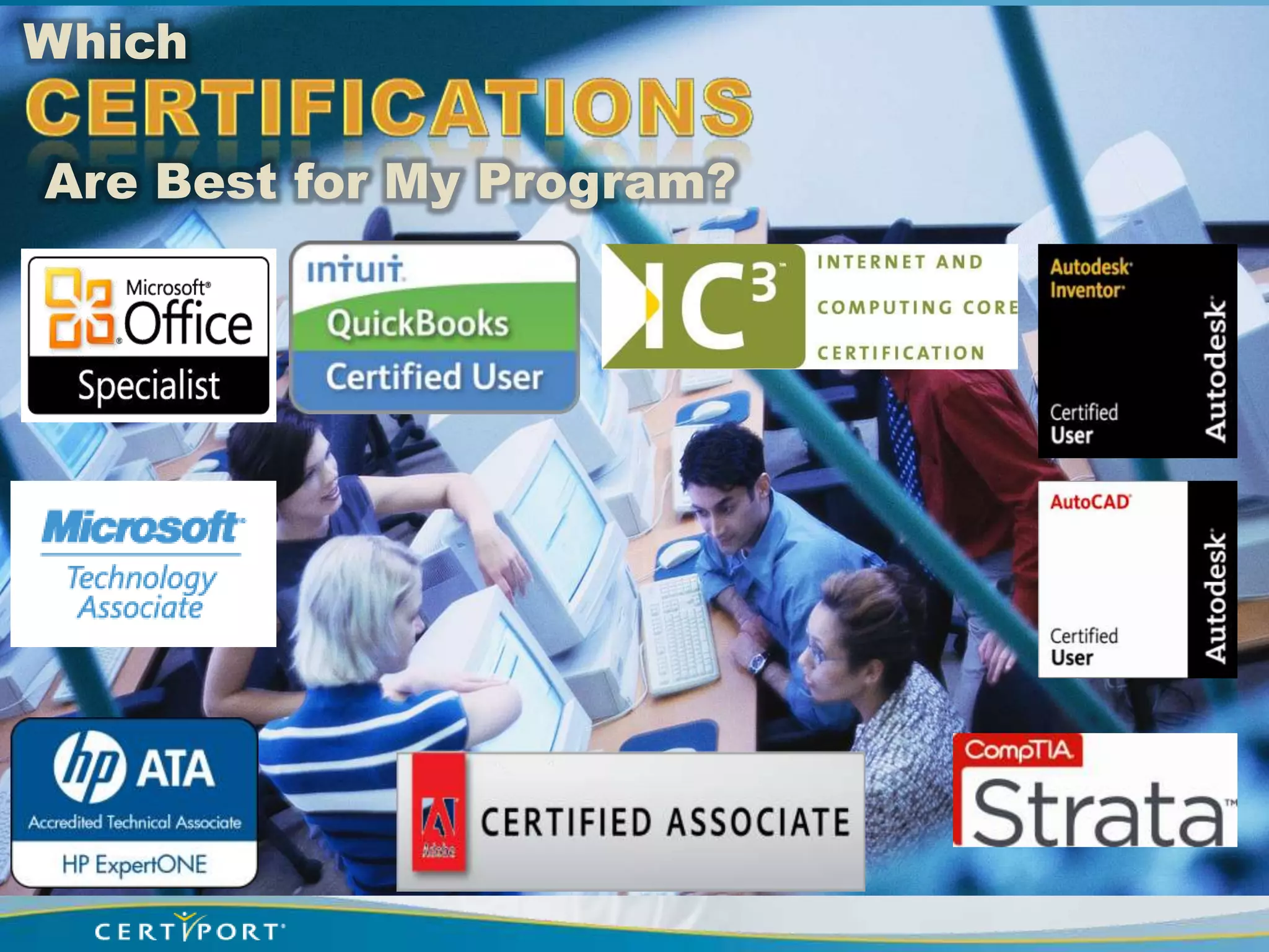 Which

Are Best for My Program?
 