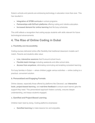 Why Online Coding for Kids & Teens Is Trending in Dubai — With Clevered.pdf