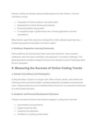 Why Online Coding for Kids & Teens Is Trending in Dubai — With Clevered.pdf