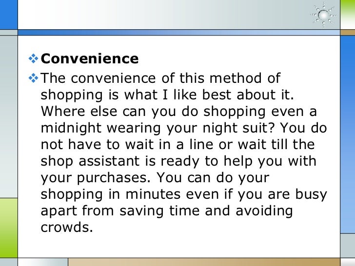 Why online shopping is faster cheaper and better