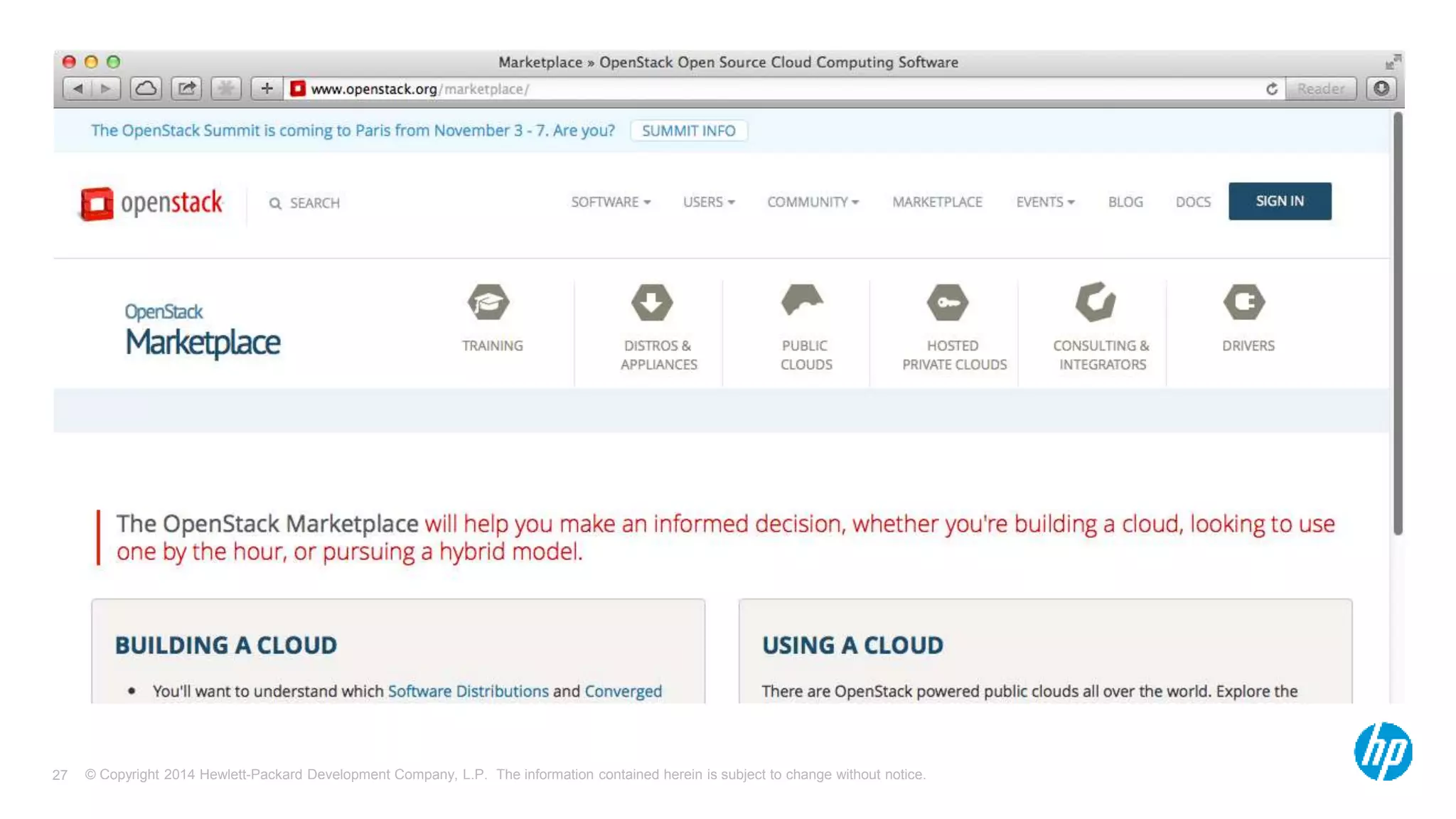 © Copyright 2014 Hewlett-Packard Development Company, L.P. The information contained herein is subject 27 to change without notice. 
 