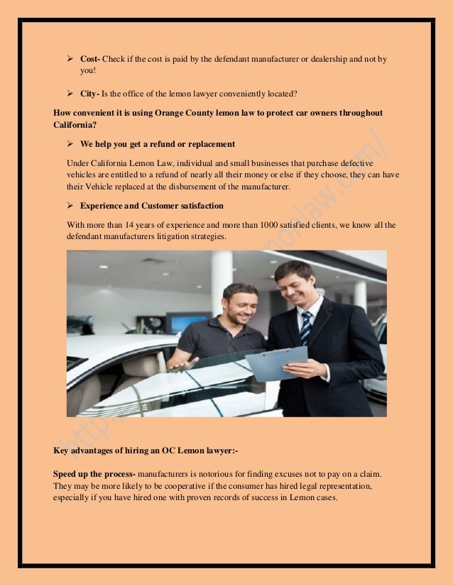 Ca Lemon Law Attorneys Hire The Best Lemon Lawyers In California >> Why Orange County Lemon Law Lawyer Is Best Than Rest Delve Below To Ca Lemon Law Attorneys Hire The Best Lemon Lawyers In California >> Why Orange County Lemon Law Lawyer Is Best Than Rest Delve Below To