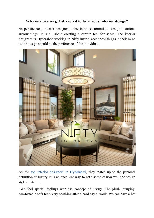 Why Our Brains Get Attracted To Luxurious Interior Design Docx
