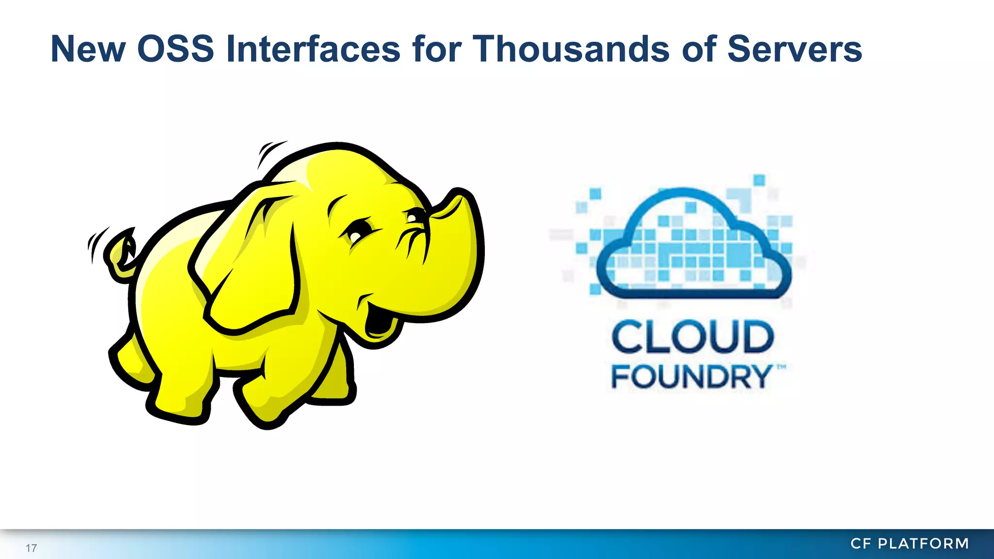 New OSS Interfaces for Thousands of Servers

17

 