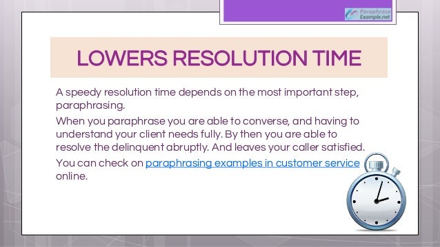 Why Paraphrasing Is Important In Customer Service