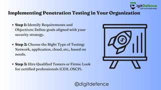 Why Penetration Testing is Important- digitdefence | PDF