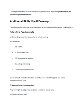 Comprehensive Guide to Penetration Testing Training for Ethical Hacking ...