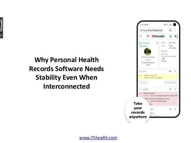 Why personal health records software needs stability even when interconnected 2 why personal health records software needs stability even when interconnected 1 638