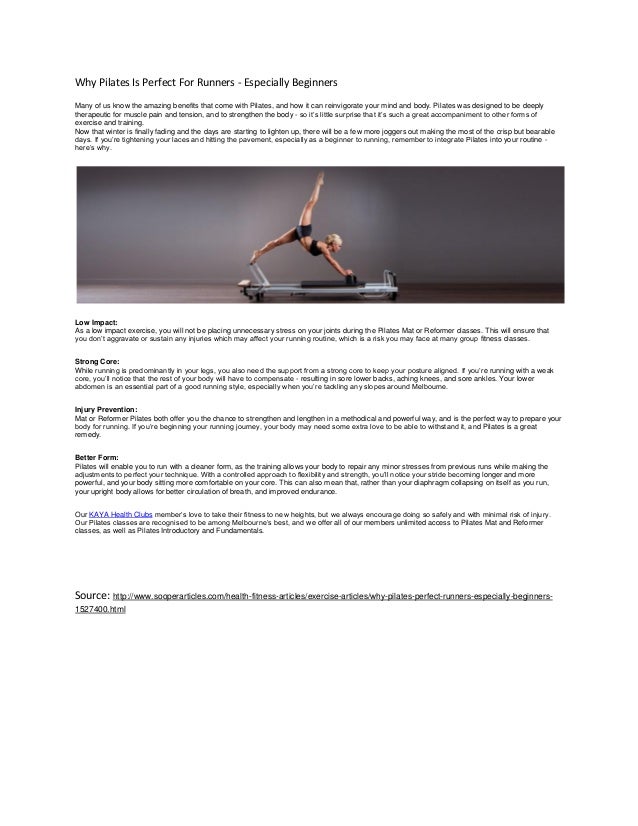 Why Pilates Is Perfect For Runners Especially Beginners
