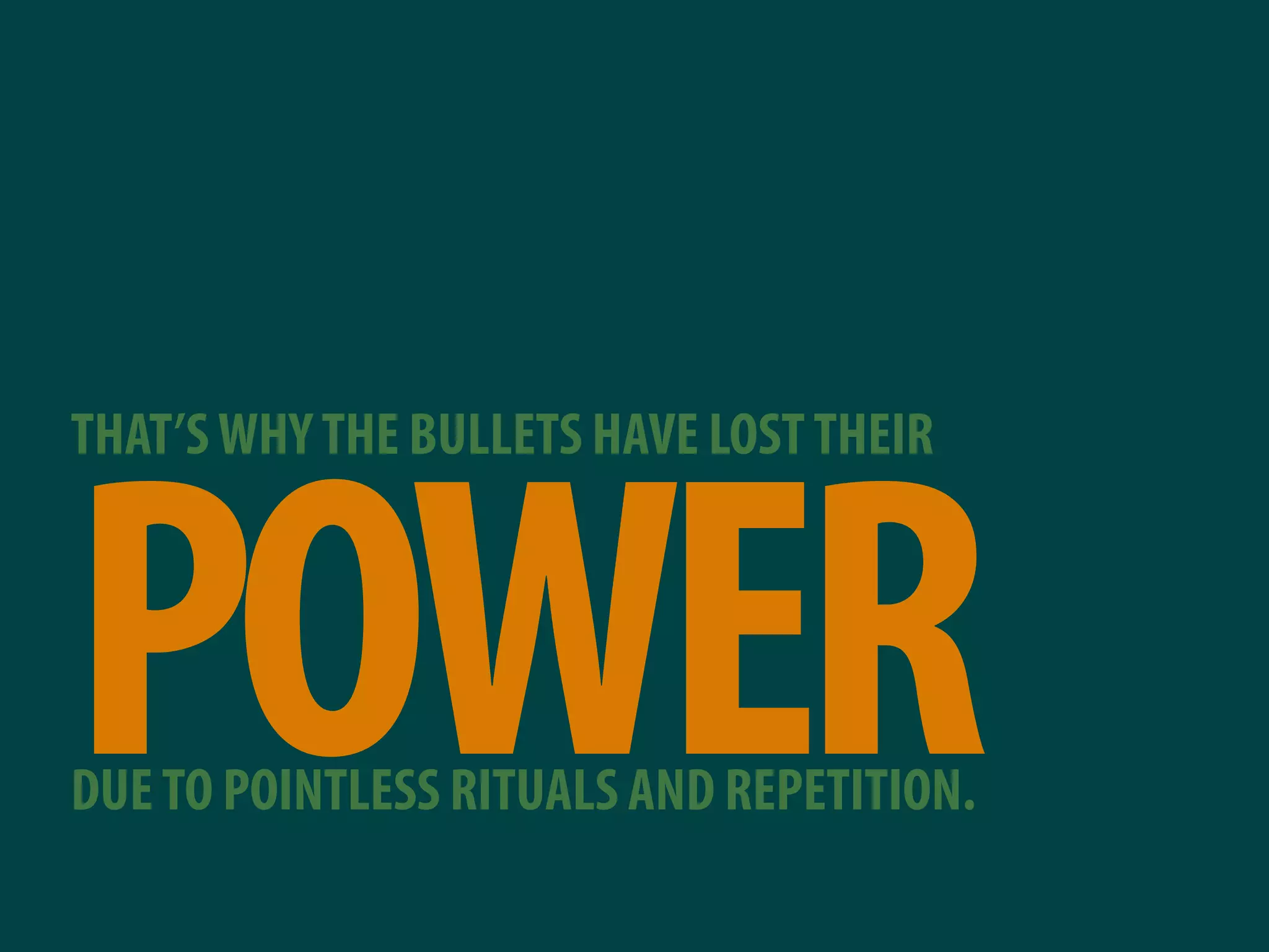 Why most presentations suck